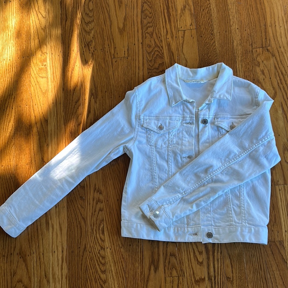 H&M kids white Jean jacket